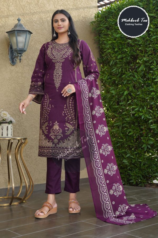 MEHBOOB TEX 1403 A PAKISTANI COTTON SUITS ONLINE