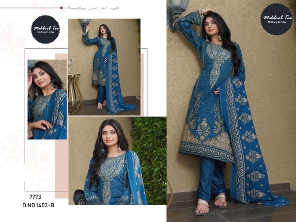 MEHBOOB TEX 1403 B PAKISTANI COTTON SUITS ONLINE