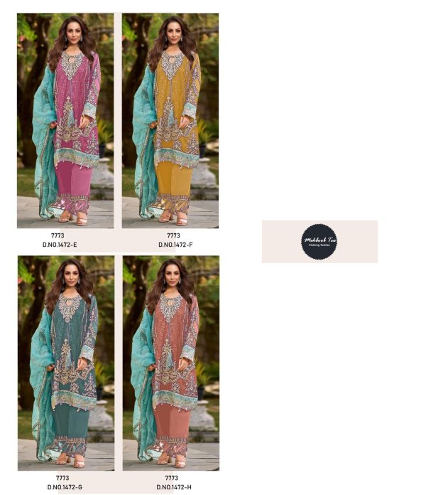 MEHBOOB TEX 1472 E F G H PAKISTANI SUITS ONLINE