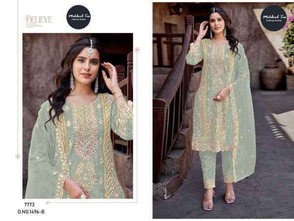 MEHBOOB TEX 1496 B PAKISTANI SALWAR KAMEEZ