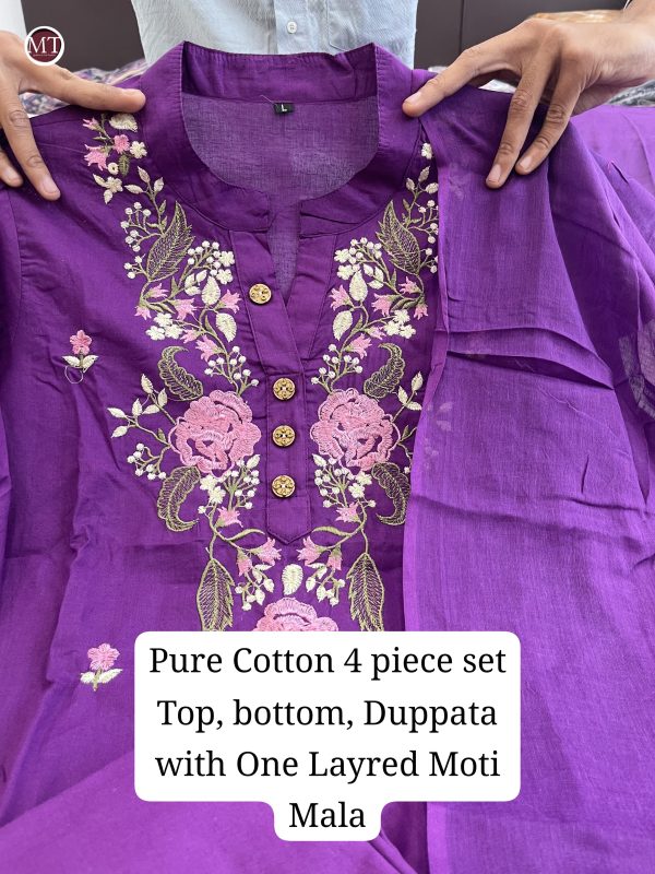 MURTI TRENDS COTTON EMBROIDERED KURTI WHOLESALE