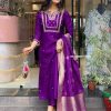 MURTI TRENDS NEW JANKI PURPLE KURTI WHOLESALE