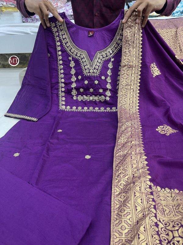 MURTI TRENDS NEW JANKI PURPLE KURTI WHOLESALE