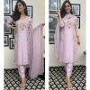 MURTI TRENDS PURPLE POCKET HAND WORK KURTI