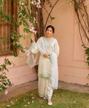 MURTI TRENDS SKY BLUE WEDDING SPECIAL BUL BUL SUITS