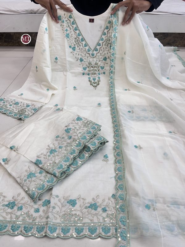 MURTI TRENDS SKY BLUE WEDDING SPECIAL BUL BUL SUITS