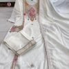 MURTI TRENDS WHITE POCKET HAND WORK KURTI