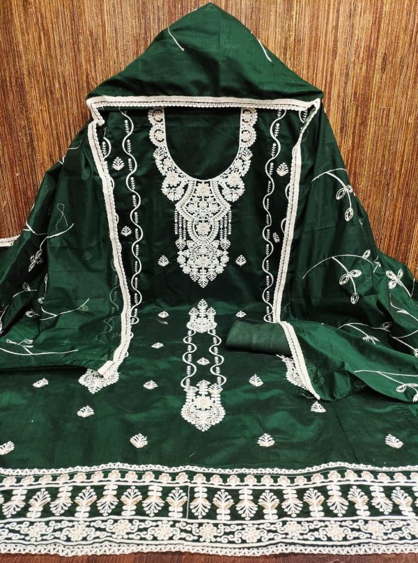 RN SILK MILL CHANDERI DRESS MATERIALS ONLINE