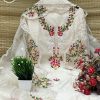 RN SILK MILL CHANDERI EMBROIDERED DRESS MATERIALS