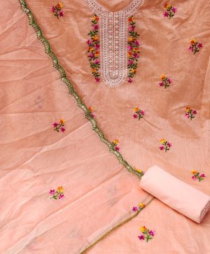 RN SILK MILL CHANDERI SUITS MATERIALS ONLINE