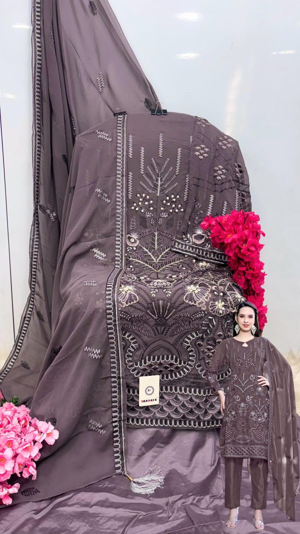 SHANAYA FASHION S 194 A B C ROSE HAND CRAFT SUITS