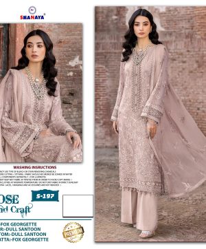 SHANAYA FASHION S 197 ROSE PAKISTANI SUITS ONLINE