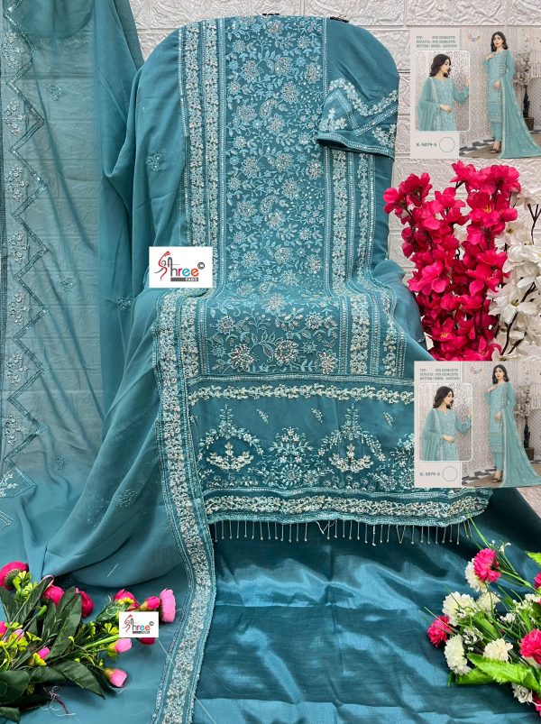 SHREE FABS K 5079 M N O P PAKISTANI SUITS WHOLESALE