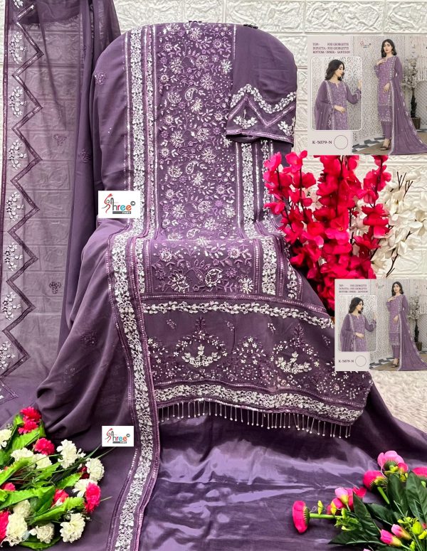 SHREE FABS K 5079 M N O P PAKISTANI SUITS WHOLESALE