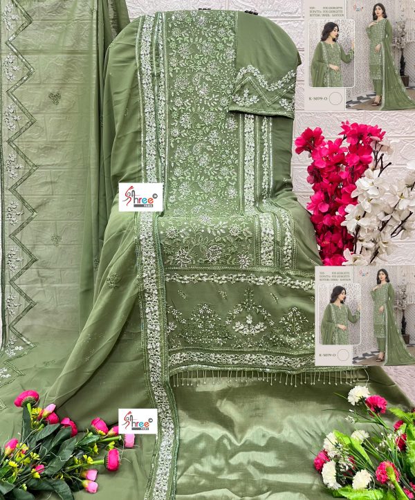 SHREE FABS K 5079 M N O P PAKISTANI SUITS WHOLESALE