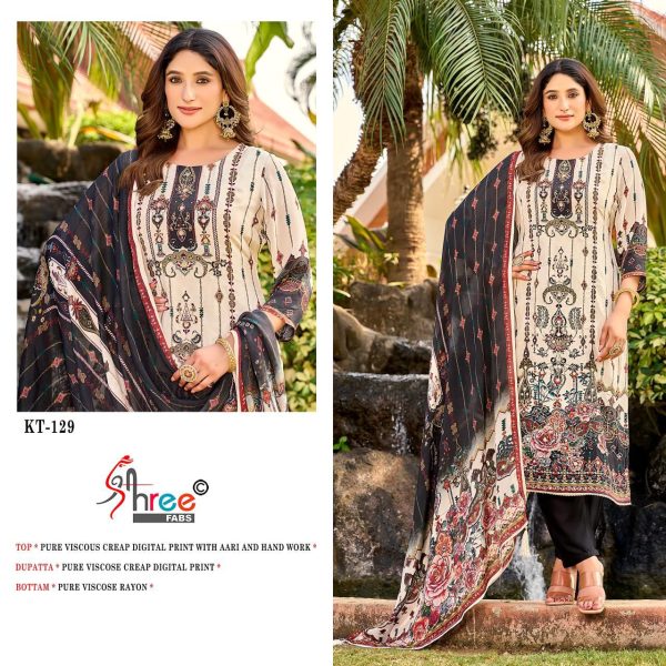 SHREE FABS KT 129 PAKISTANI SUITS IN INDIA