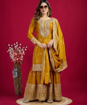 SHREE HARI NSR 800 A DESIGNER TOP SHARARA SUITS