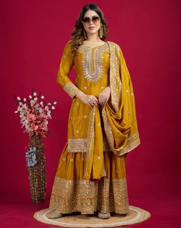 SHREE HARI NSR 800 A DESIGNER TOP SHARARA SUITS