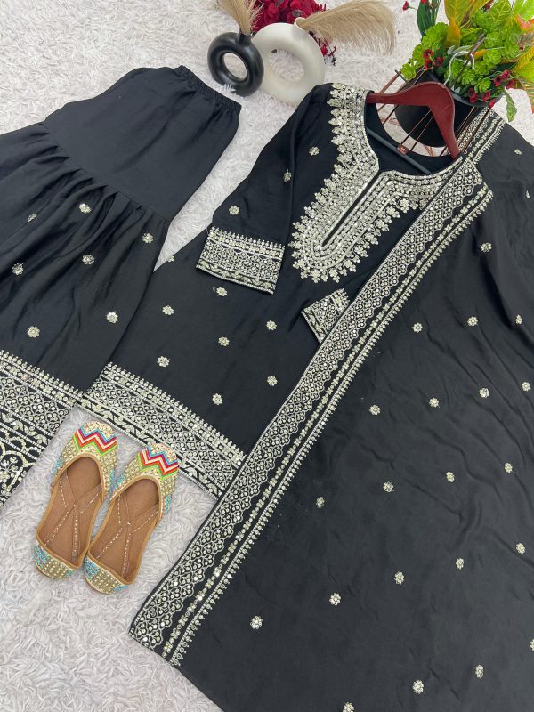 SHREE HARI NSR 800 E DESIGNER TOP SHARARA SUITS