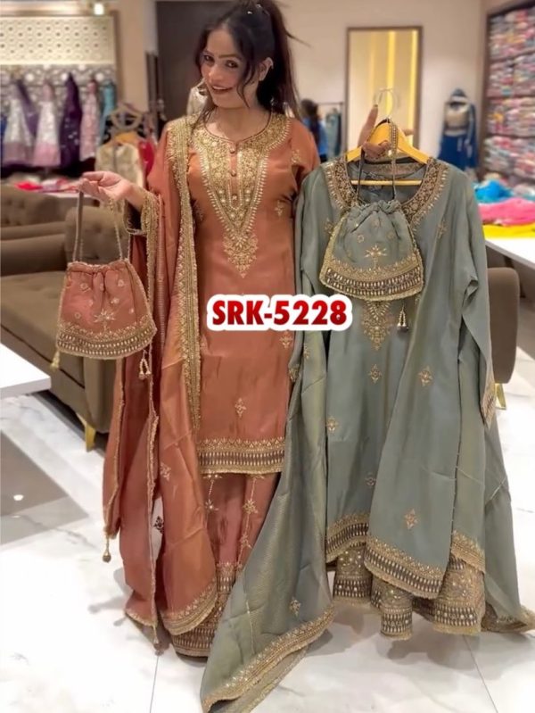 SHREE HARI SRK 5228 A B DESIGNER TOP PLAZZO WHOLESALE