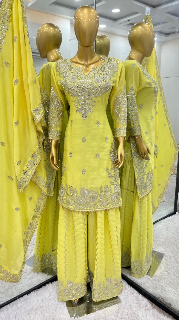 SHREE HARI SSR 5002 B DESIGNER TOP GHARARA SUITS