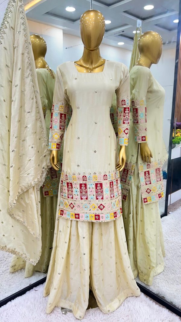 SHREE HARI SSR 5003 DESIGNER TOP GHARARA WHOLESALE