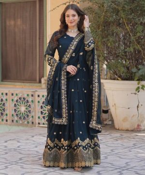 SHREE HARI ZSR 3100 A GOWN WHOLESALE ONLINE