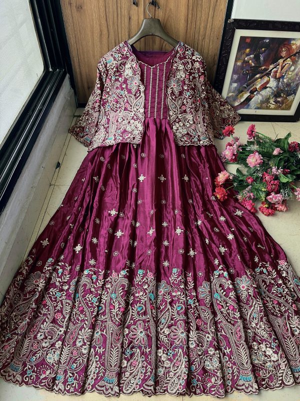 VF 202 B DESIGNER GOWN MANUFACTURER IN INDIA