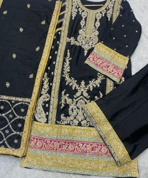 VS FASHION N 1007 FREE SIZE CHINON SALWAR SUITS