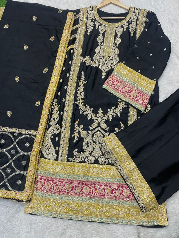 VS FASHION N 1007 FREE SIZE CHINON SALWAR SUITS