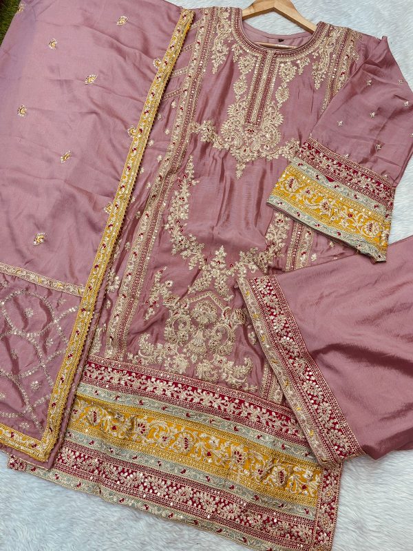 VS FASHION N 1007 FREE SIZE CHINON SALWAR SUITS