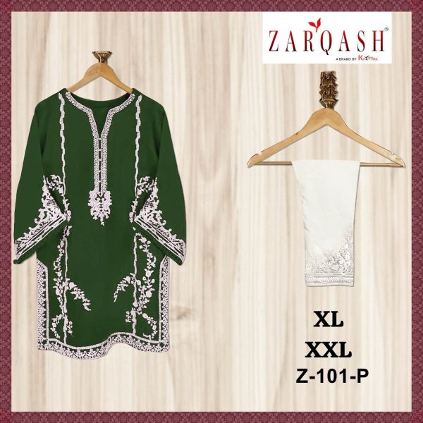 ZARQASH Z 101 P ZIYA READYMADE TUNIC COLLECTION