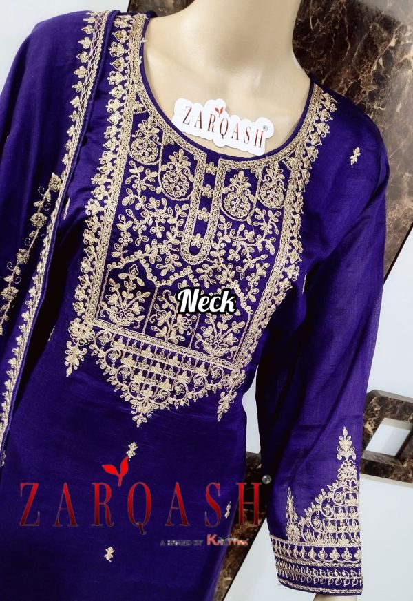 ZARQASH Z 182 READYMADE SALWAR SUITS WHOLESALE