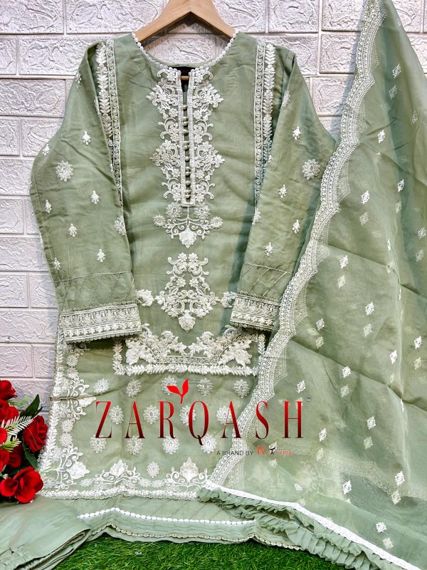 ZARQASH Z 216 A B C READYMADE SALWAR SUITS IN INDIA