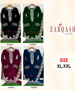 ZARQASH Z 220 A B C D READYMADE TUNIC ONLINE