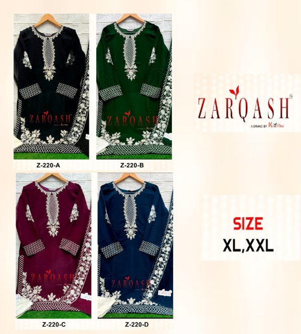 ZARQASH Z 220 A B C D READYMADE TUNIC ONLINE