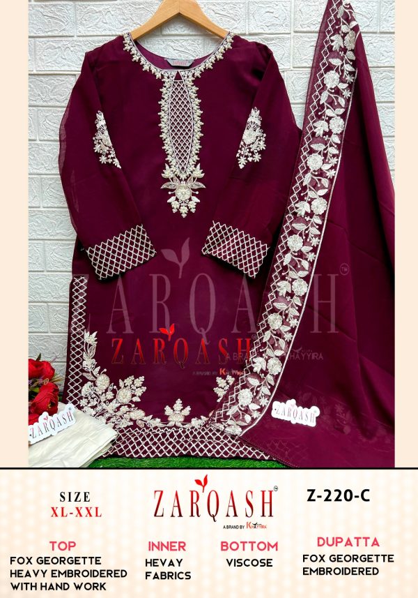 ZARQASH Z 220 A B C D READYMADE TUNIC ONLINE