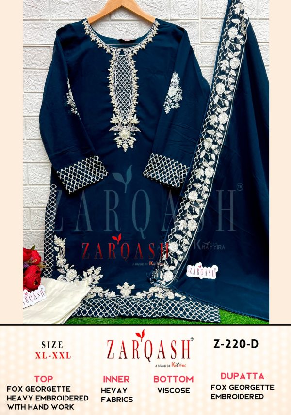 ZARQASH Z 220 A B C D READYMADE TUNIC ONLINE