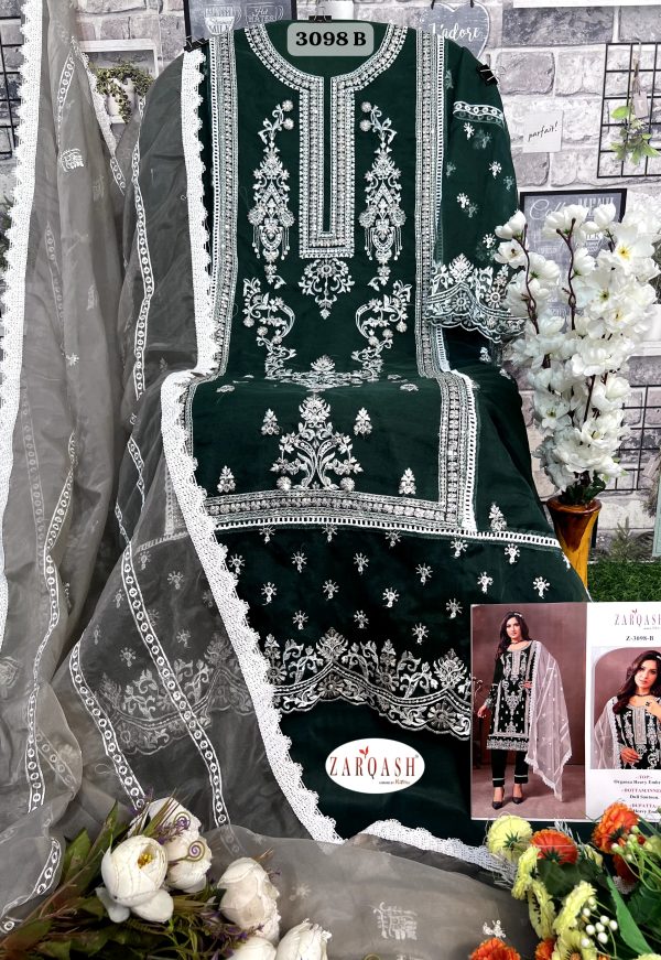 ZARQASH Z 3098 B SALWAR KAMEEZ WHOLESALE