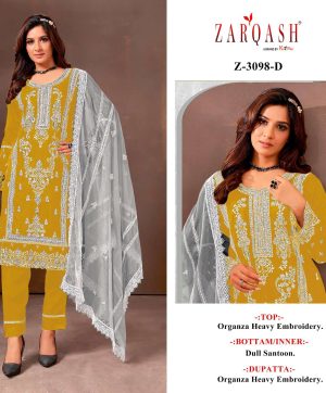 ZARQASH Z 3098 D SALWAR KAMEEZ WHOLESALE