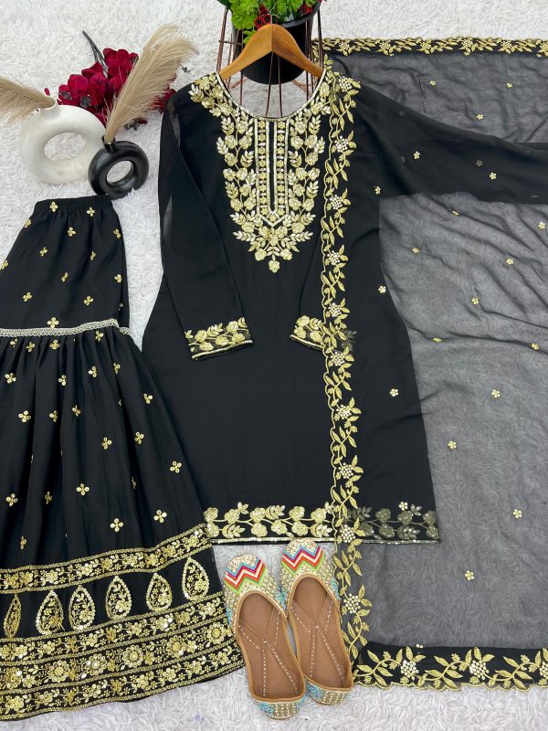 ZEEL FASHION ZF 403 DESIGNER TOP SHARARA SUITS