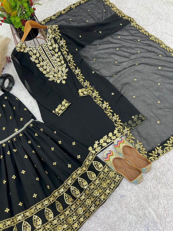 ZEEL FASHION ZF 403 DESIGNER TOP SHARARA SUITS