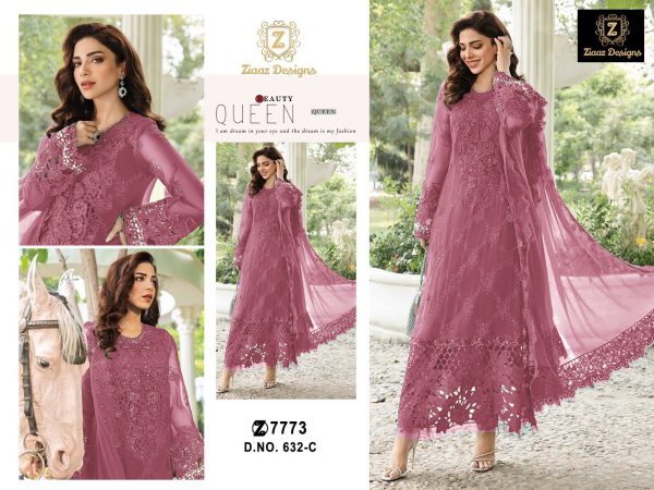 ZIAAZ DESIGNS 632 C SALWAR KAMEEZ WHOLESALE