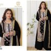 ZIAAZ DESIGNS 668 B VELVET SALWAR KAMEEZ SUITS