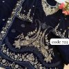 ZIAAZ DESIGNS 723 VELVET PAKISTANI SUITS IN INDIA