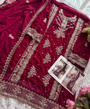 ZIAAZ DESIGNS 738 PAKISTANI SUITS WHOLESALE