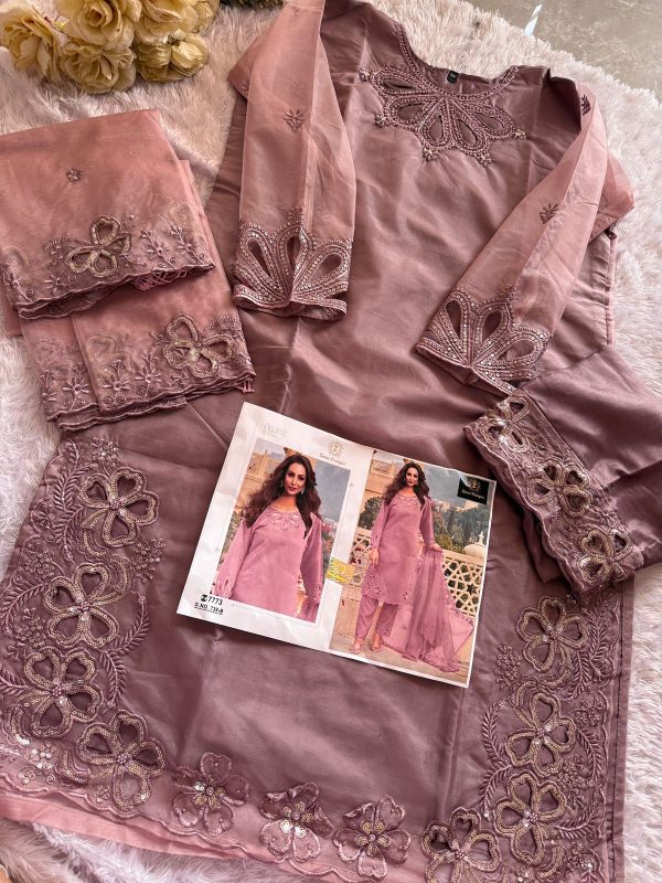 ZIAAZ DESIGNS 739 B PAKISTANI SUITS WHOLESALE