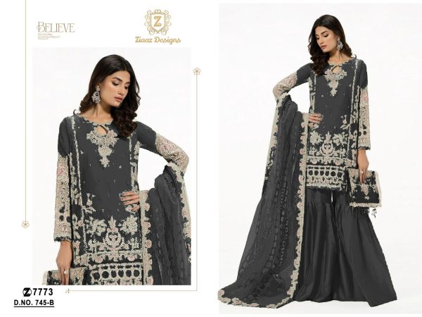 ZIAAZ DESIGNS 745 B SALWAR KAMEEZ ONLINE