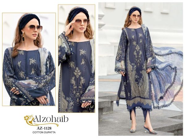 ALZOHAIB AZ 1128 PAKISTANI COTTON SUITS