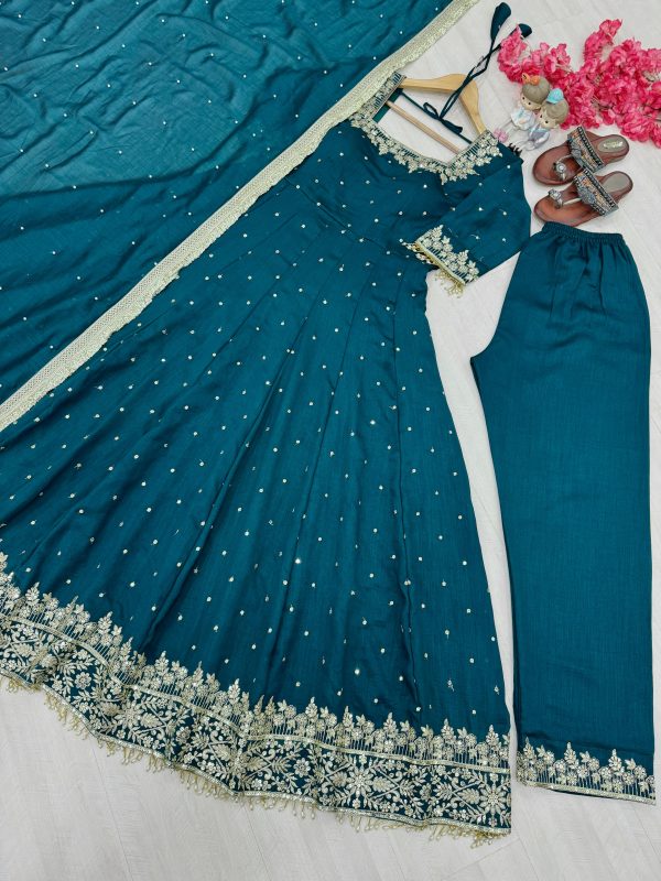 AAROHI DESIGNER AD 186 D ANARKALI GOWN WHOLESALE